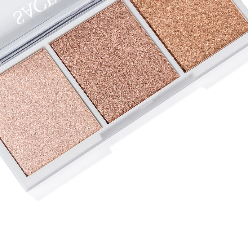 SACE LADY 3 цвета Хайлайтер для макияжа набор осветления лица контурная сияющая