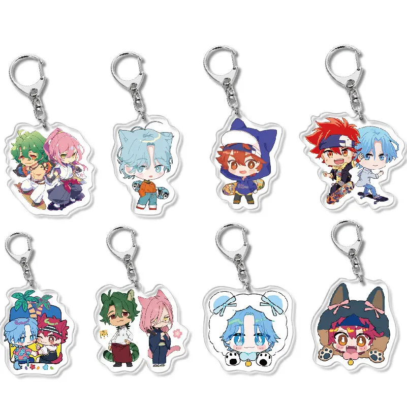 

Animation Acrylic Key Chain Pendant Infinite Skateboard Langa Hasegawa Campus Gifts Do Manual Work Is Delicate
