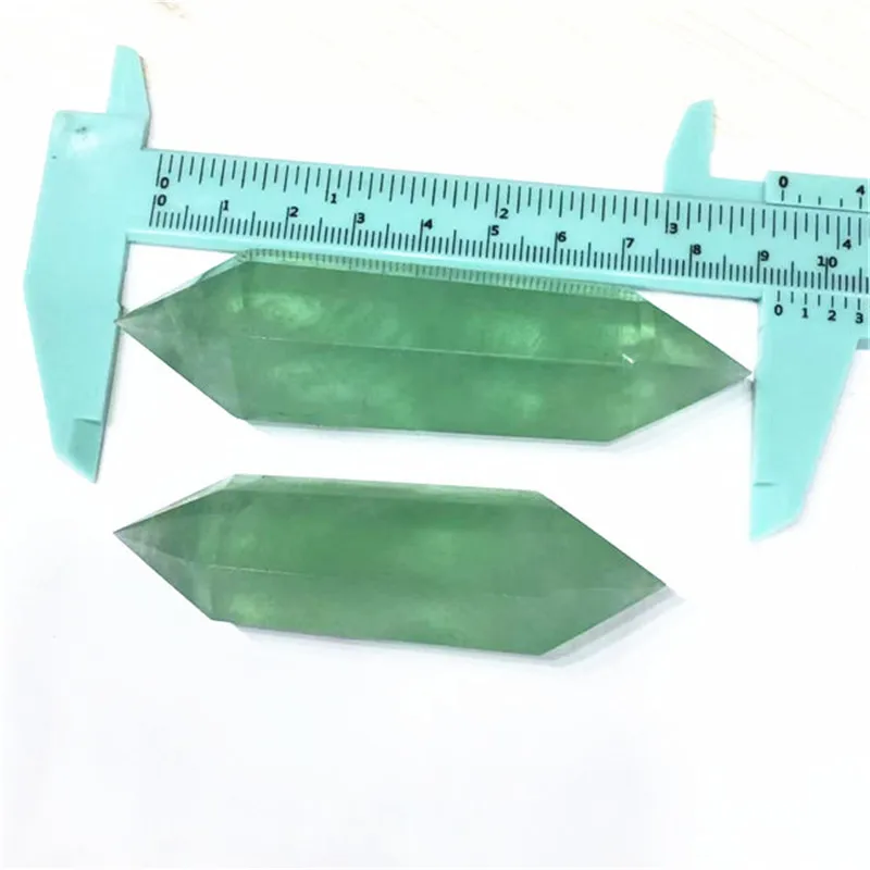 

Натуральный зеленый флюорит, двойная палочка, кристаллы, драгоценные камни для украшения дома