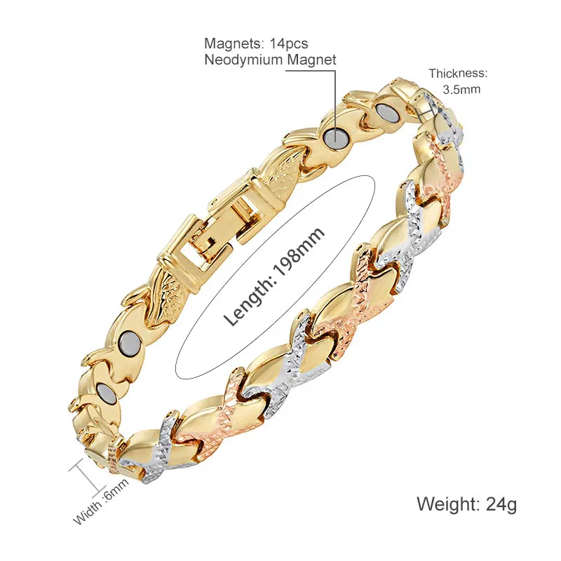 Vivari Модные женские ювелирные изделия здоровый браслет цепочка Браслеты Крест