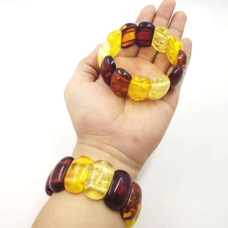 Ambers цветной полимерный браслет браслеты pulseira Роскошные праздничные подарки для