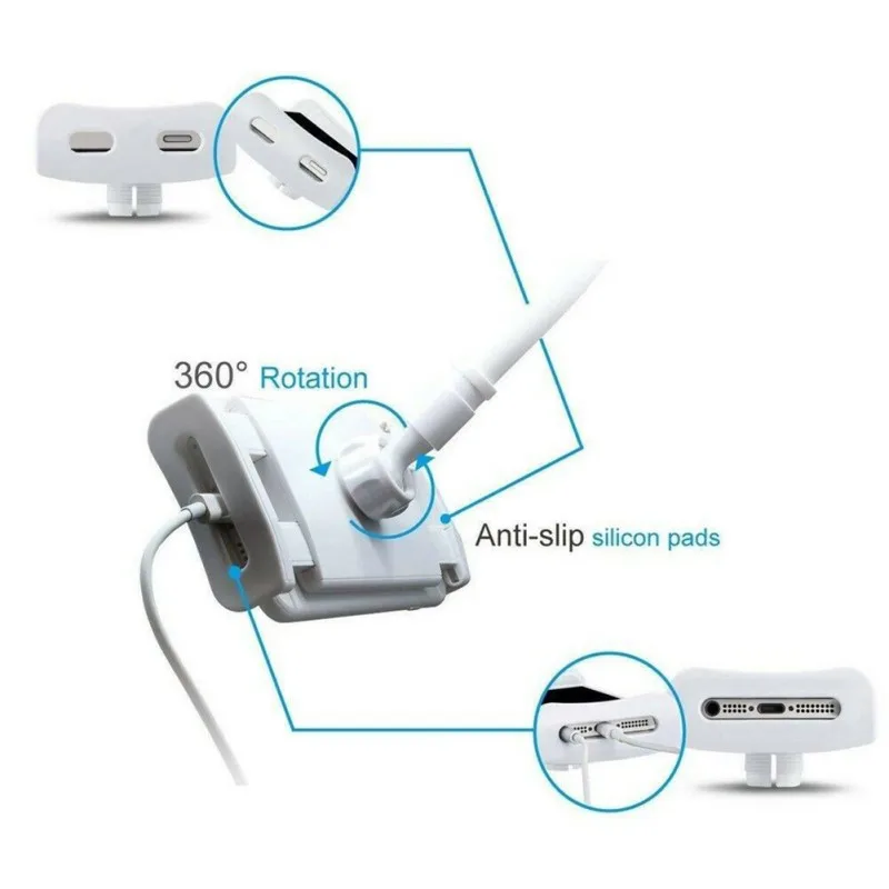 Гибкий ленивый кронштейн подставка для мобильного телефона пластиковый