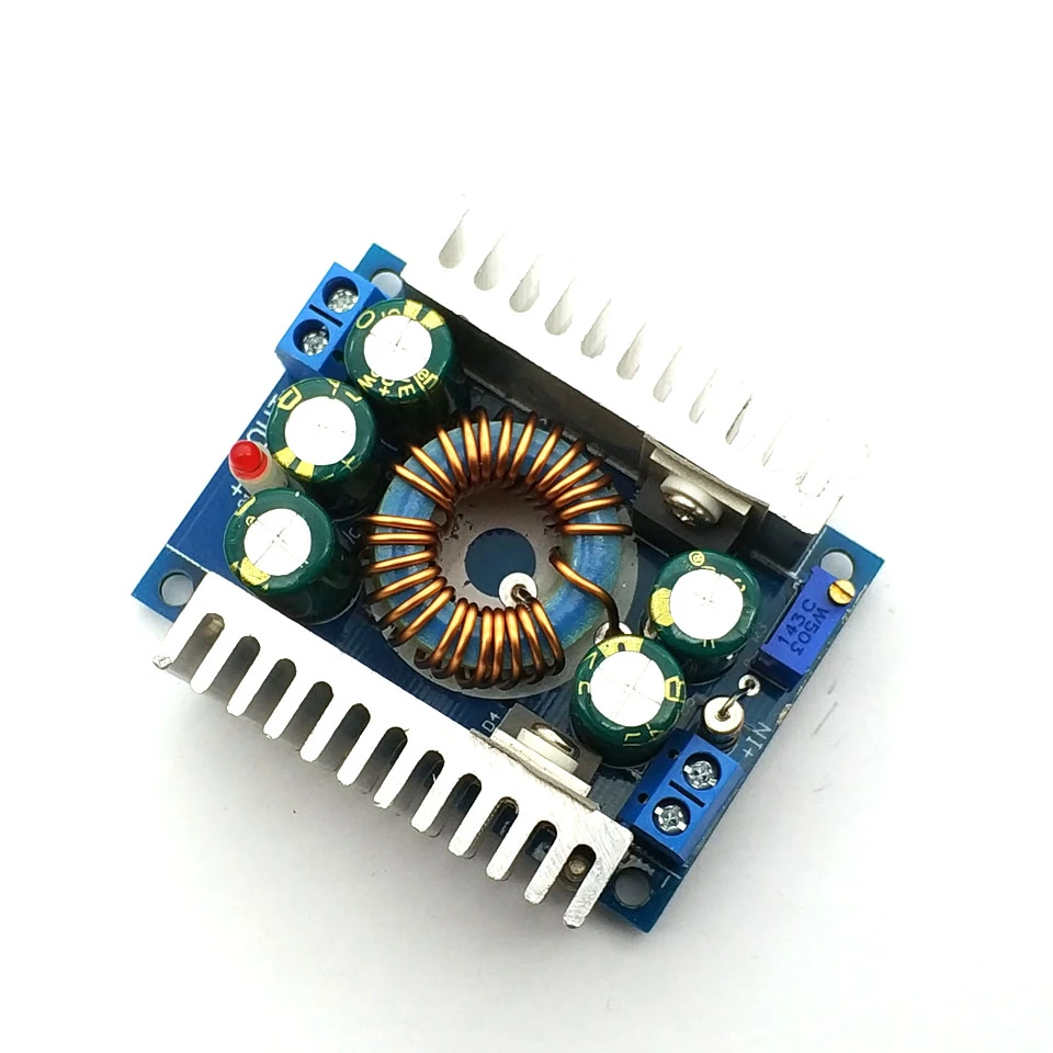 DC Высокая мощность низкая пульсация 12A Регулируемый понижающий модуль 95%