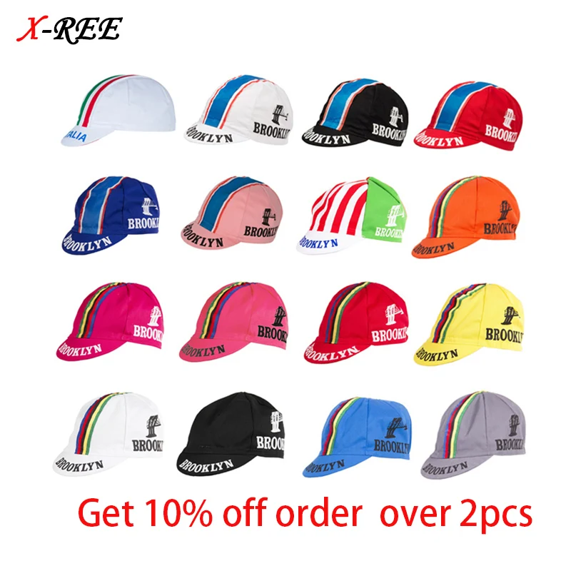 Тканевая модная велосипедная Кепка XREE с принтом шапка для езды на велосипеде