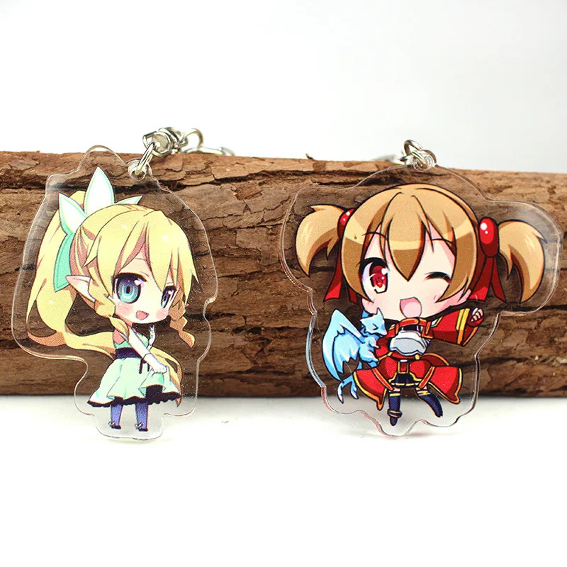 Анимация Сан меч искусство онлайн Kirigaya Kazuto Yuuki Asuna брелок Llavro|Брелоки| |