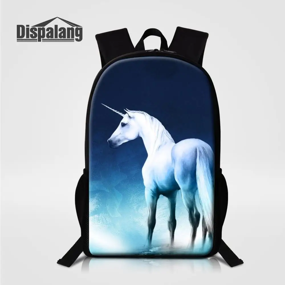 

Dispalang 16 Inch Unicorn Backpack Children Unique School Bag Cartoon Animal Boy Girl Bookbag Women Travel Bagpack Unisex Rugtas