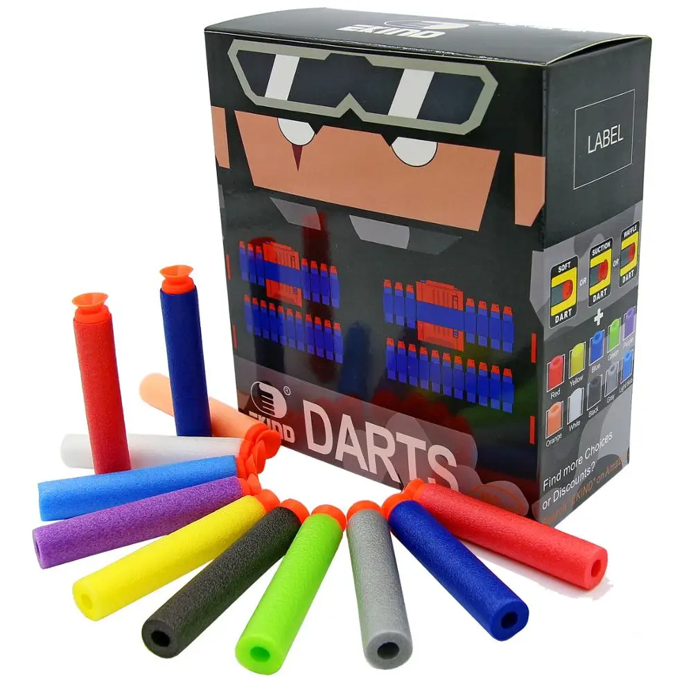 Всасывающие дротики EKIND 7 2 см пополнение для серии Nerf бластеры детский игрушечный