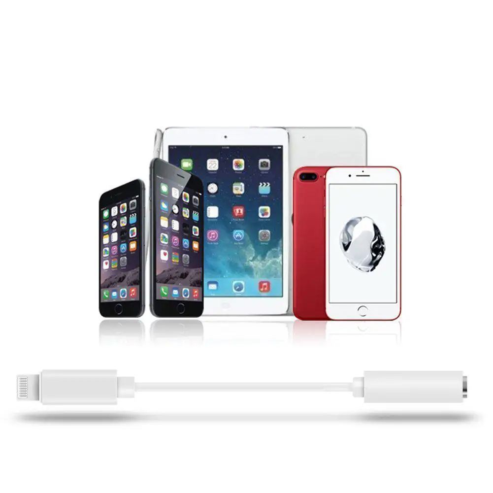 GloryStar Lightning 3 5 мм разъем для наушников аудио кабель адаптер iphone 5/6/7