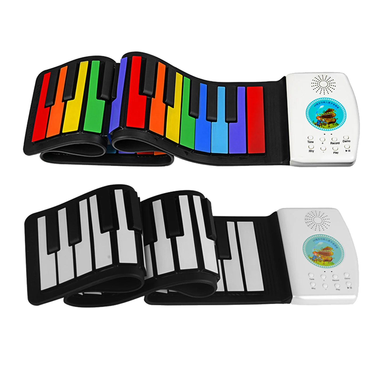 

Roll Up Piano Lightweight Portable Hand Roll Piano 47 Tones 128 Rhythms