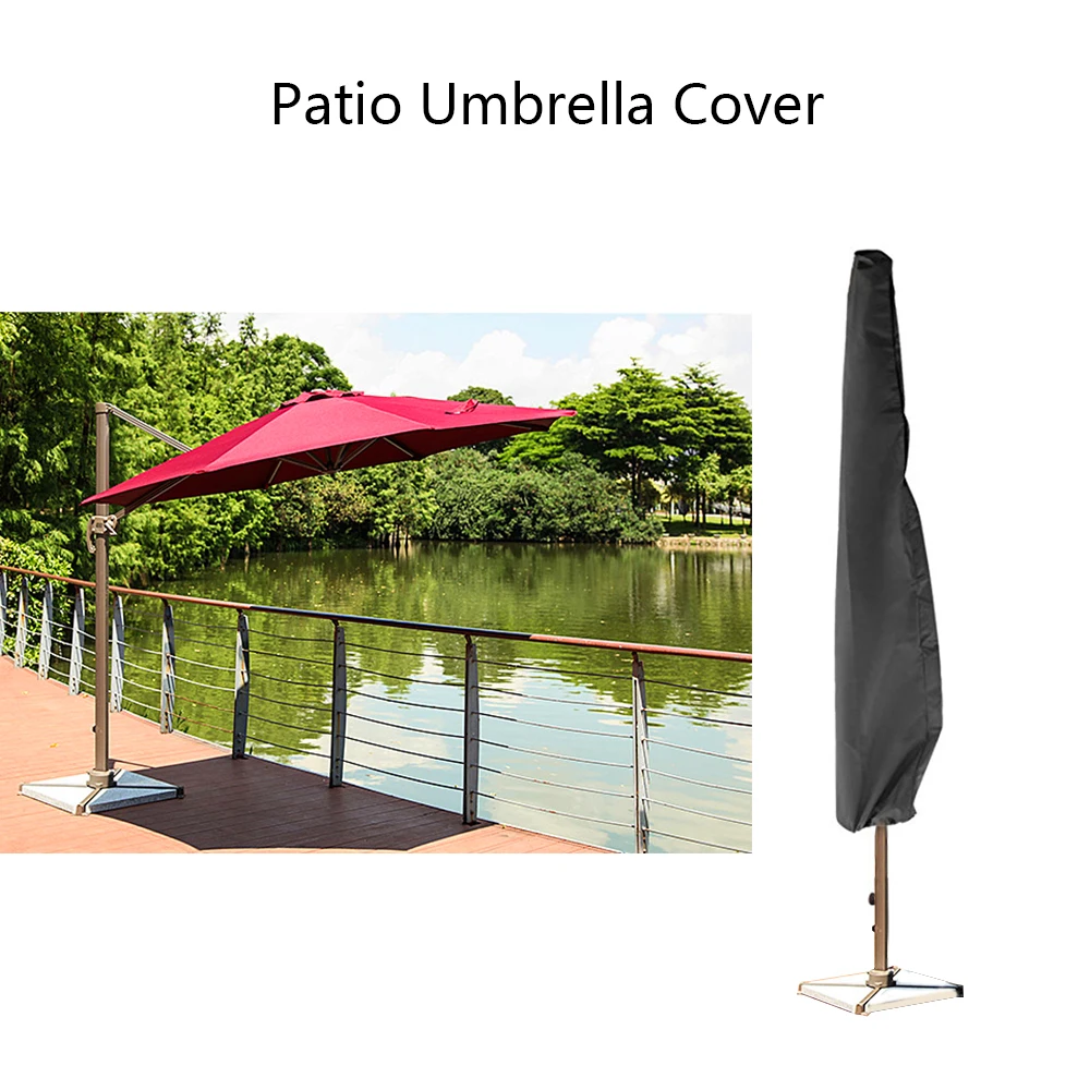 Waterproof Oxford Cloth Outdoor Sunshade Umbrella Cover Garden Weatherproof Patio Cantilever Parasol Rain Accessories | Дом и сад