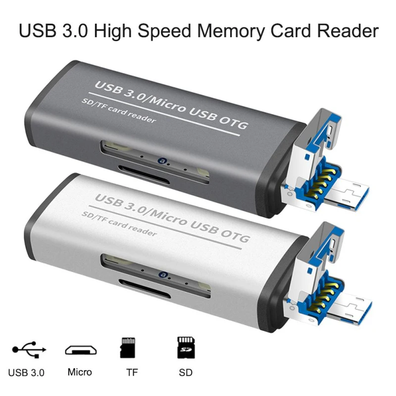 Устройство для чтения карт памяти 2 в 1 USB 3 0 Micro SD TF|Переходники и адаптеры| |