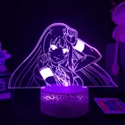 Фигурка аниме Kakegurui Yumeko Jabami 3D LED RGB Night Lights крутой подарок для друга Лавовая Лампа детская спальня прикроватная тумбочка Декор