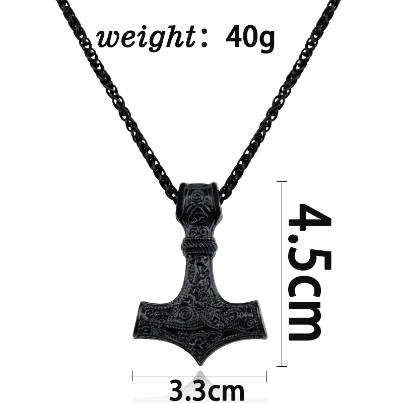 Новый Mjolnir Молот Тора скандинавские языческие символы кулон ожерелье из