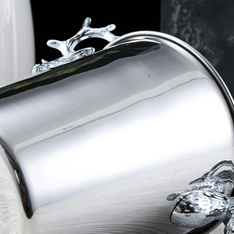 5л голова оленя ведро льда Европейский ретро шампанское из нержавеющей стали