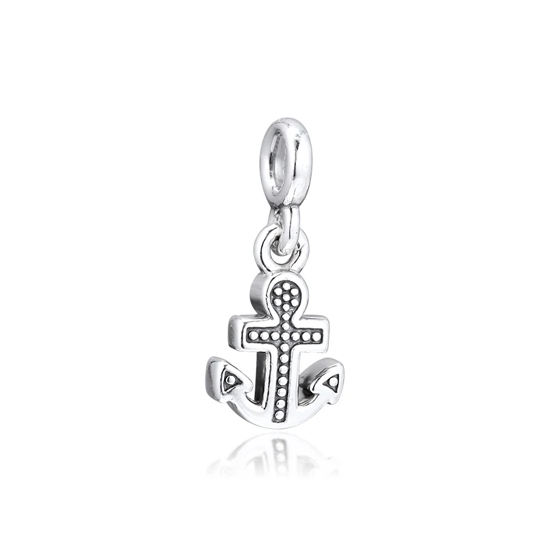 

DIY Fits for Europe Charms Bracelets 100% 925 Sterling-Silver-Jewelry Signature Me My Anchor Beads Free Shipping