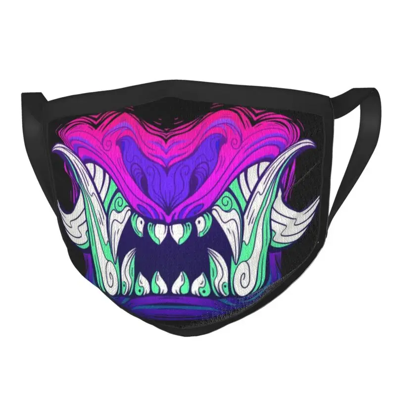 

Тигриная маска против дымки пыле-одноразовые они японский Демон маска для лица Защитная крышка респиратор для взрослых Рот-муфельная печь