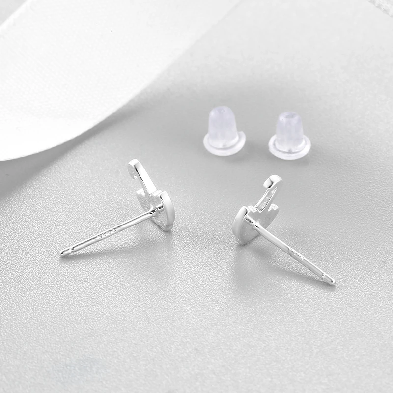 Романтические серьги-гвоздики в форме зонтика из стерлингового серебра 925 пробы