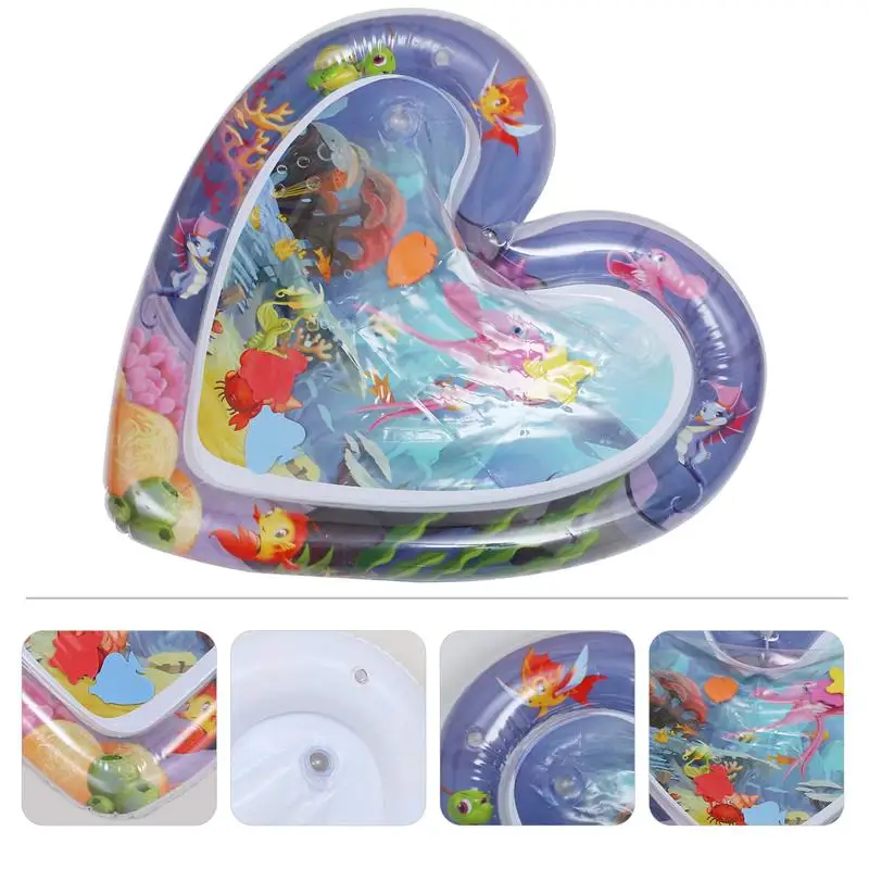 

1 Set Inflatable Patted Mat Interaction Time Water Pad Patted Mat for Home Baby Gift