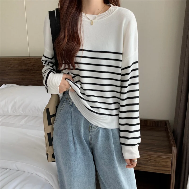 

Autumn New Korean Style Versatile Loose Round Jum