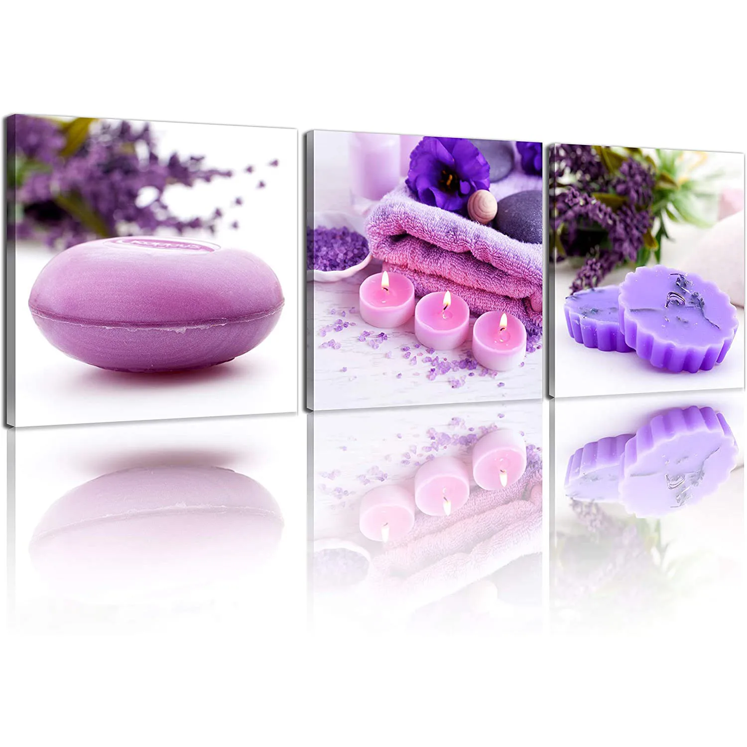 Zen Spa фиолетовые ароматические свечи для ароматерапии искусство на стене картины