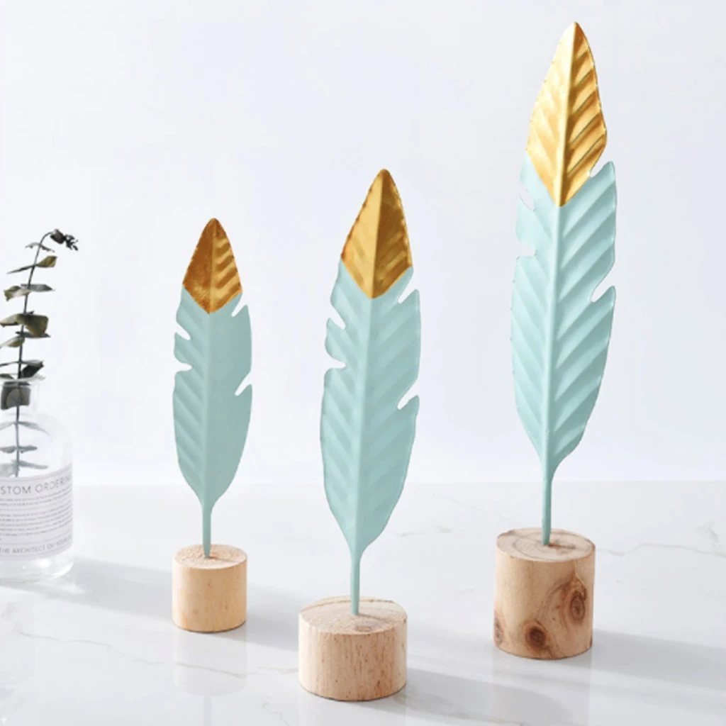 Поделки из железа в скандинавском стиле перьев декор для гостиной украшения