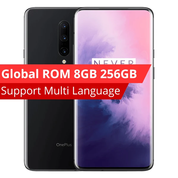 8GB 256GB Grey Oneplus 7 Pro, 6 ГБ ОЗУ, 128 Гб ПЗУ, мобильный телефон Snapdragon 855, четыре ядра, 6,67 дюймов, AMOLED, камера 48 МП, 4000 мАч, NFC - Цвет: 8GB 256GB Grey