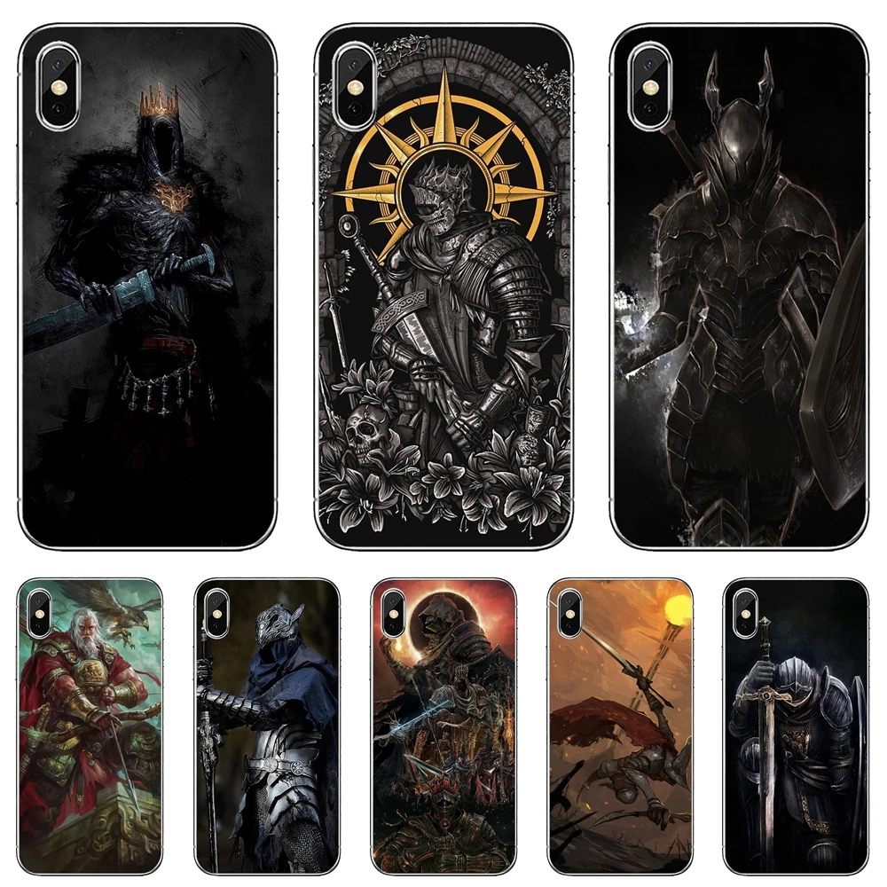 

For iPod Touch iPhone 10 11 12 Pro 4S 5S SE 5C 6 6S 7 8 X XR XS Plus Max 2020 Dark-Soul-Lordran-Astora-Knight Soft Skin Case