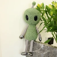 38cm funny et expression adventure green alien monster plush doll toy friend boy birthday gift toys