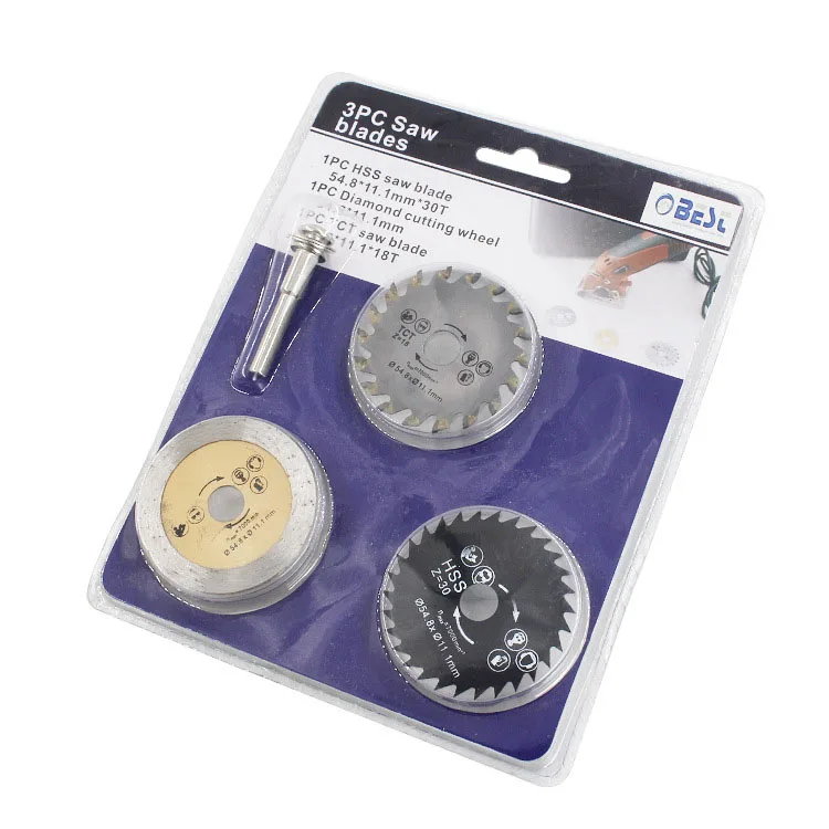 Мини-пила из стали 3 шт. высокоскоростная пила дерево пластик медь алюминий