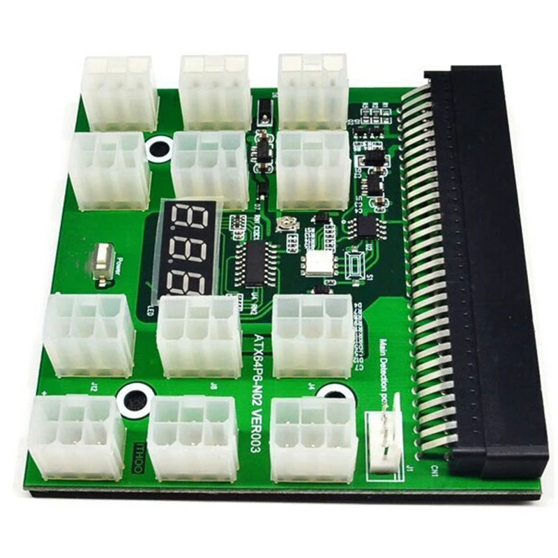 

12 Port 6 Pin Power Adapter Board Image Card Server 6P Power Conversion Board for a Variety of Server Power Supplies