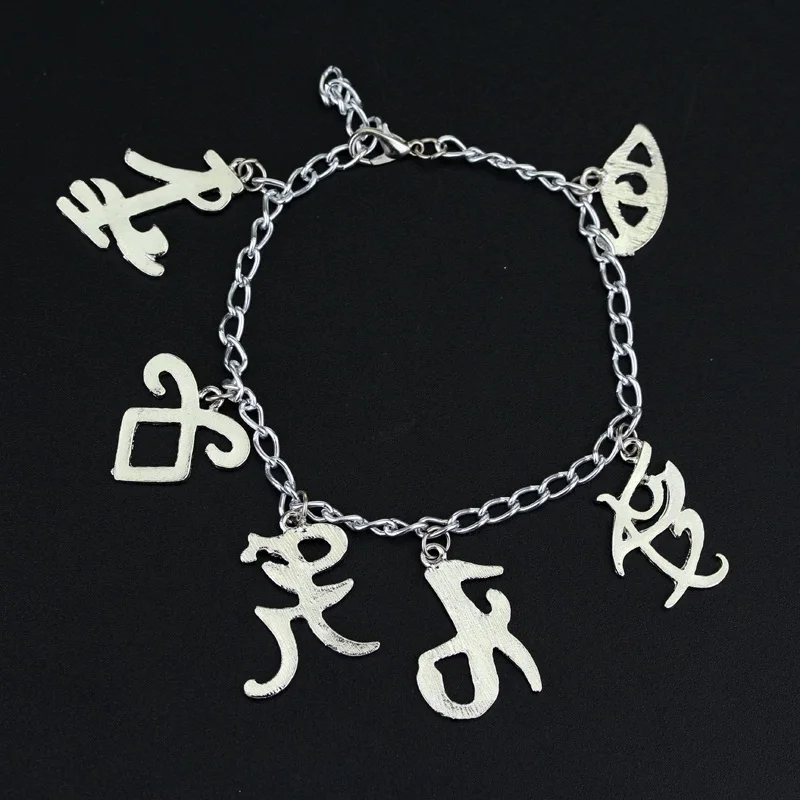 

The Mortal Instruments City of Bones Bracelets Inspired Angelic Power Rune Symbols Bracelet Shadowhunters Inpired Charms Jewelry
