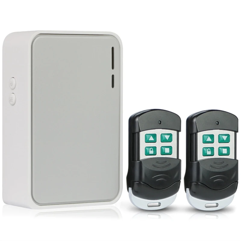 

Беспроводной открытия двери гаража контроллер переключателя штарки завальцовки трубчатый моторный контроллер 433 МГц RF приемник передатчи...