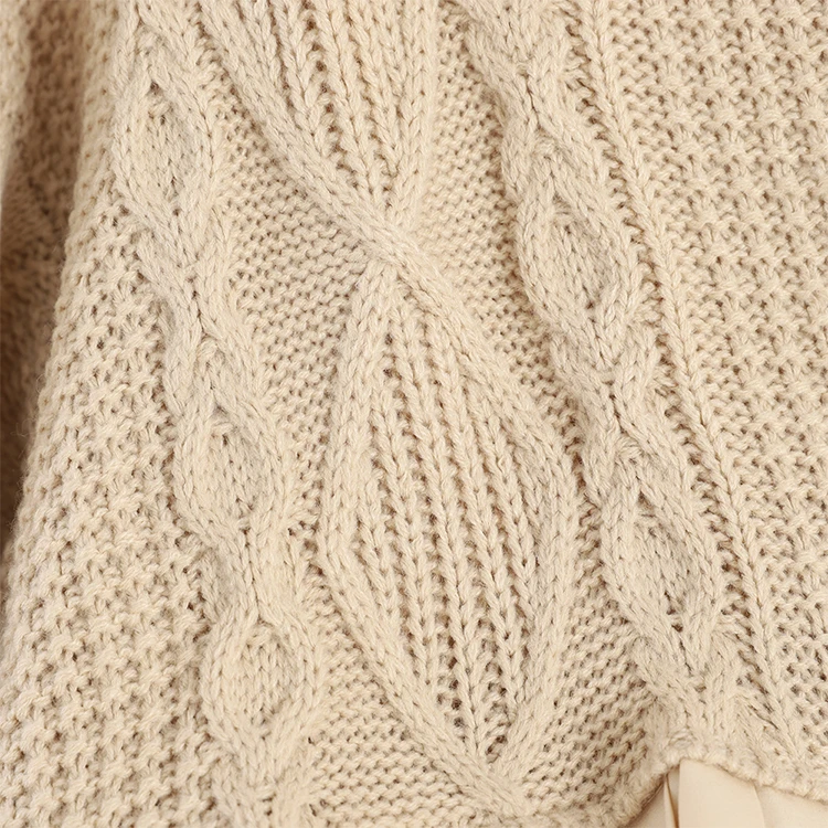 SINGRAIN Large Size Women Knitted Dress Winter Casual A-Line Warm Thick College Style Dresses Long Sleeves Korean Pleated |