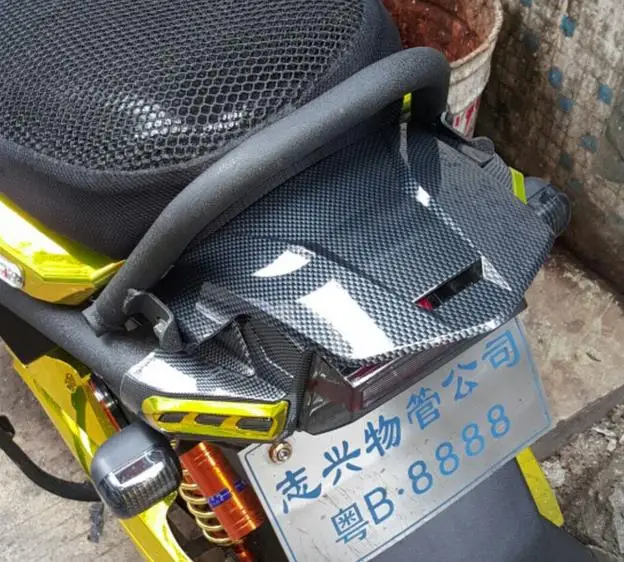 Задний Hugger Fender брызговик из углеродного волокна для 2009- YAMAHA Zuma BWS X 125 BWX125 YW125