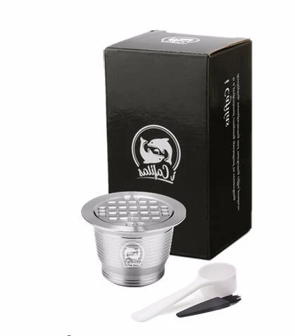 Капсула Nespresso Recargable из нержавеющей стали Capsulas De Cafe Recargables Nespresso наборы Nespresso многоразовые капсулы - Цвет: 1pxcapsuels B