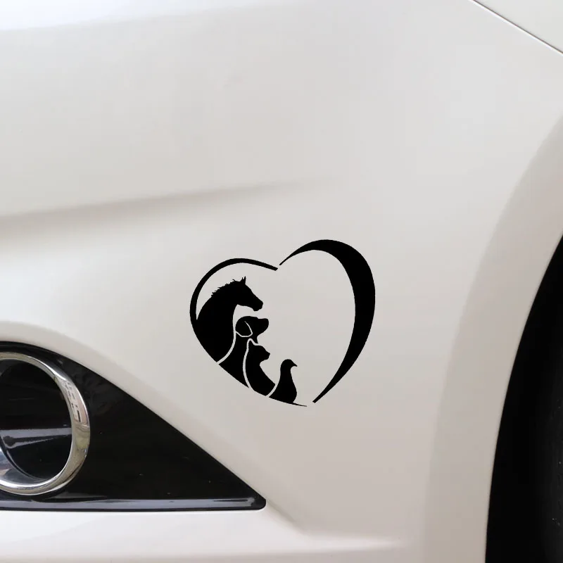 Модные наклейки на окна с животными для влюбленных собак и кошек ветеринар