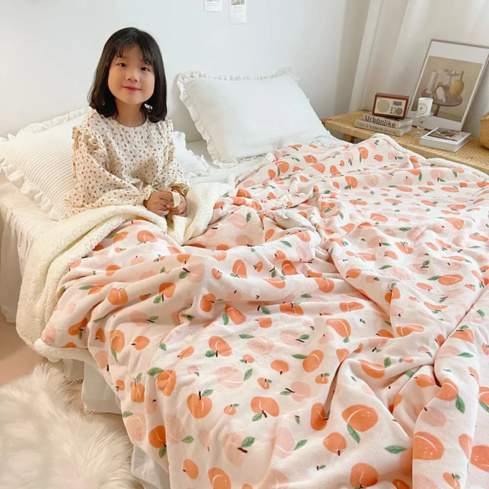 Blankets Home Super Soft duvet luxury solid double Blankets Fleece blankets thick winter bed blankets children Thick Warm winter