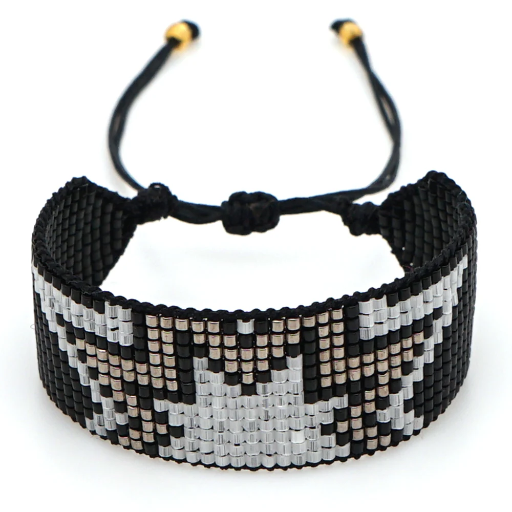 Женский браслет Go2boho MIYUKI Evil Eye эмалированный бисер мужские ювелирные изделия