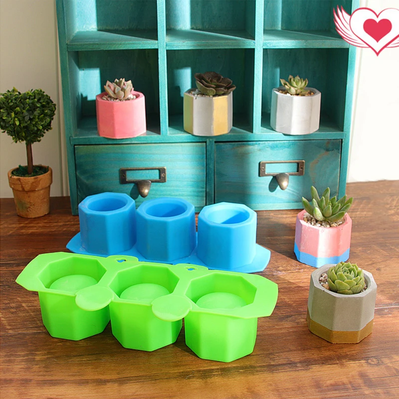 Пресс формы для цветочных горшков DIY бетона Искусство ремесло форма горшка