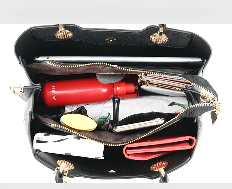 

Leather Bag Handbags 2021 New Trendy Ladies Fashion Net Red First Layer Cowhide Large Capacity Messenger Shoulder Bag Handbag