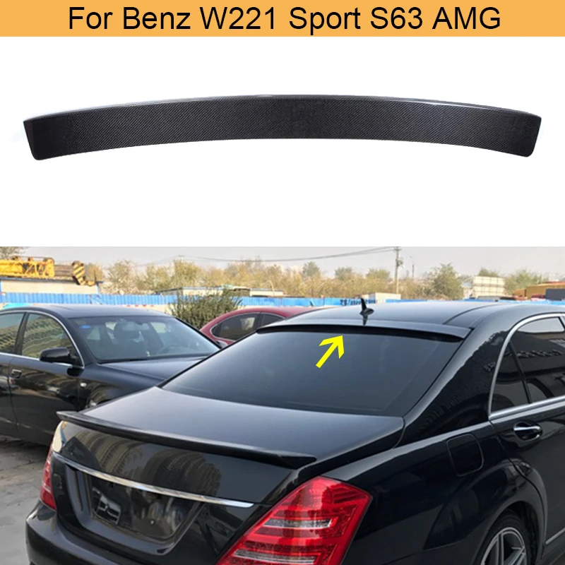 

Задний спойлер из углеродного волокна для Mercedes Benz S Class W221, S350, S400, S550, S63 AMG Sedan 2007 - 2012