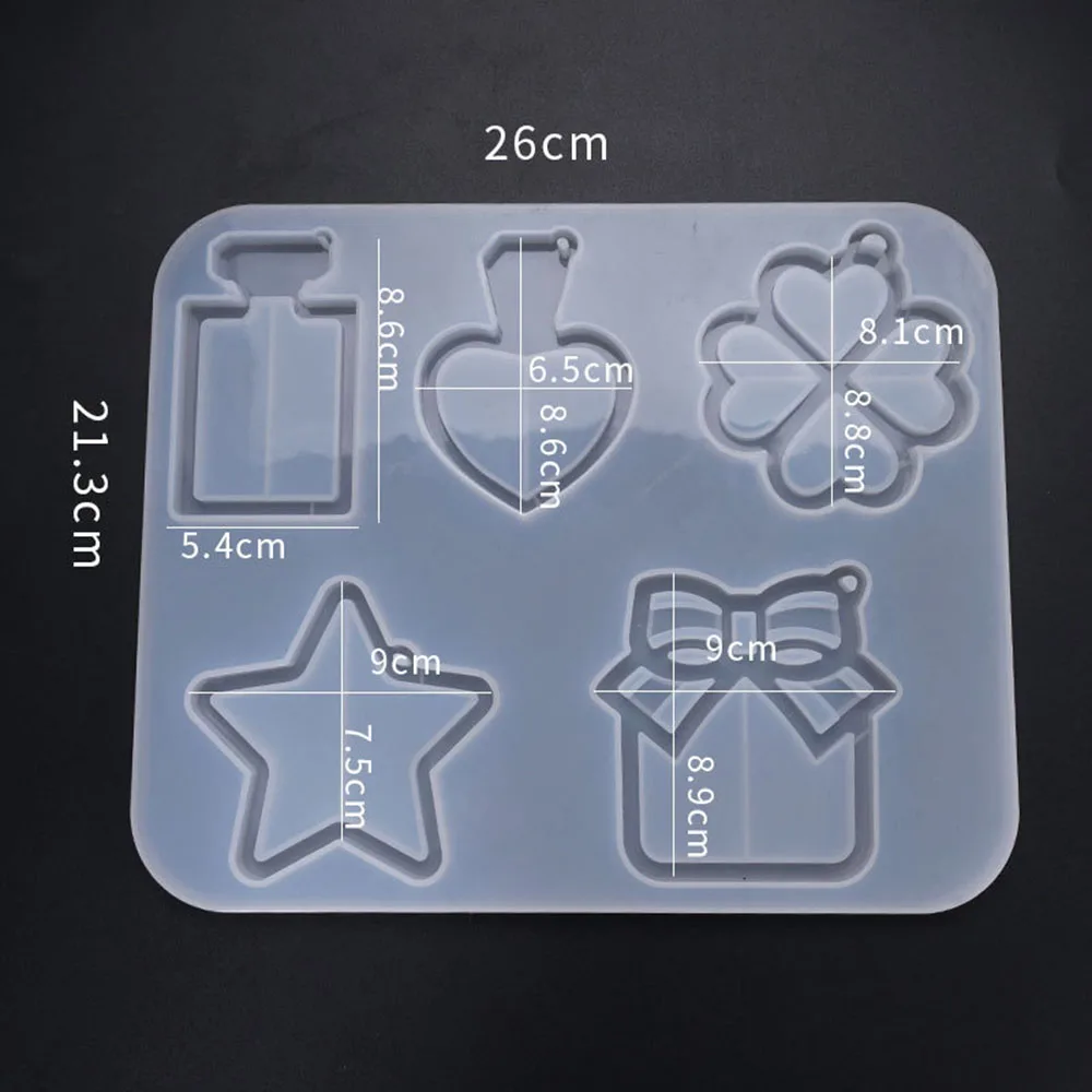 2 шт. Подарочная коробка флакон для духов четырехлистный клевер силиконовая