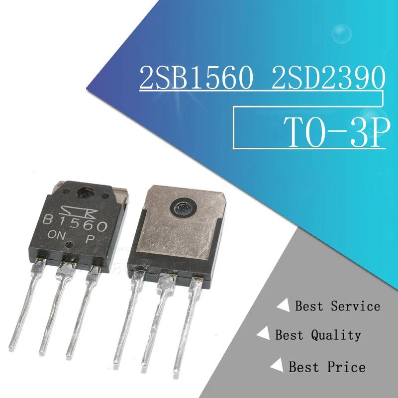 4 шт. B1560 D2390 наборами по 2 пары (2 2SB1560 + 2psc 2SD2390) гарантированный