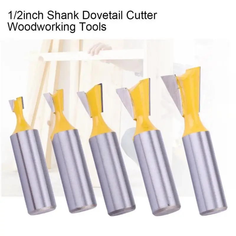 5 шт. фреза ласточкин хвост цементированного карбида 1/2 дюйма хвостовая