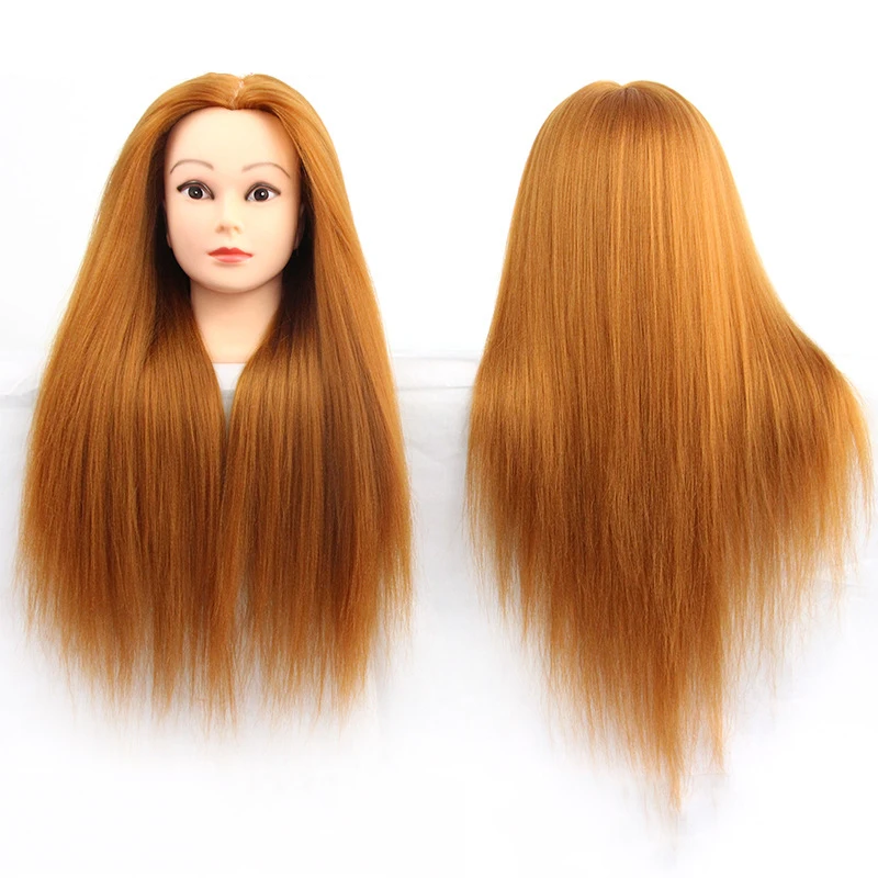 Парикмахерская голова куклы для плетения светлые волосы манекен прическа парик