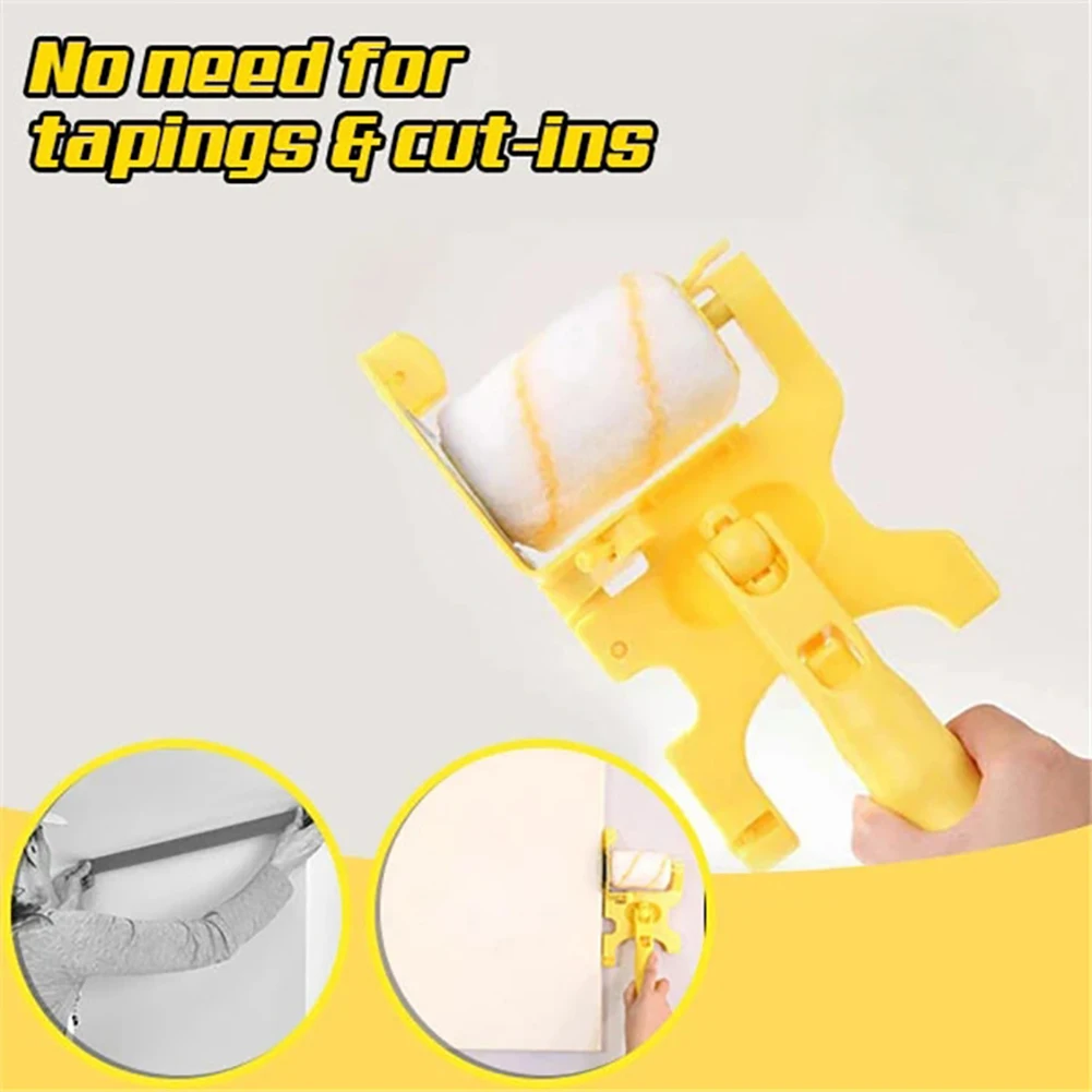 Portable Paint Edger Roller Brush Edge Banding Machine Tool For Home Room Wall Ceilings Narrow Space Replacable | Инструменты