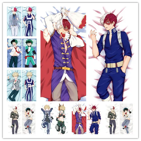 Аниме Моя геройская академия мужской символов Тодороки шото подушка для косплея