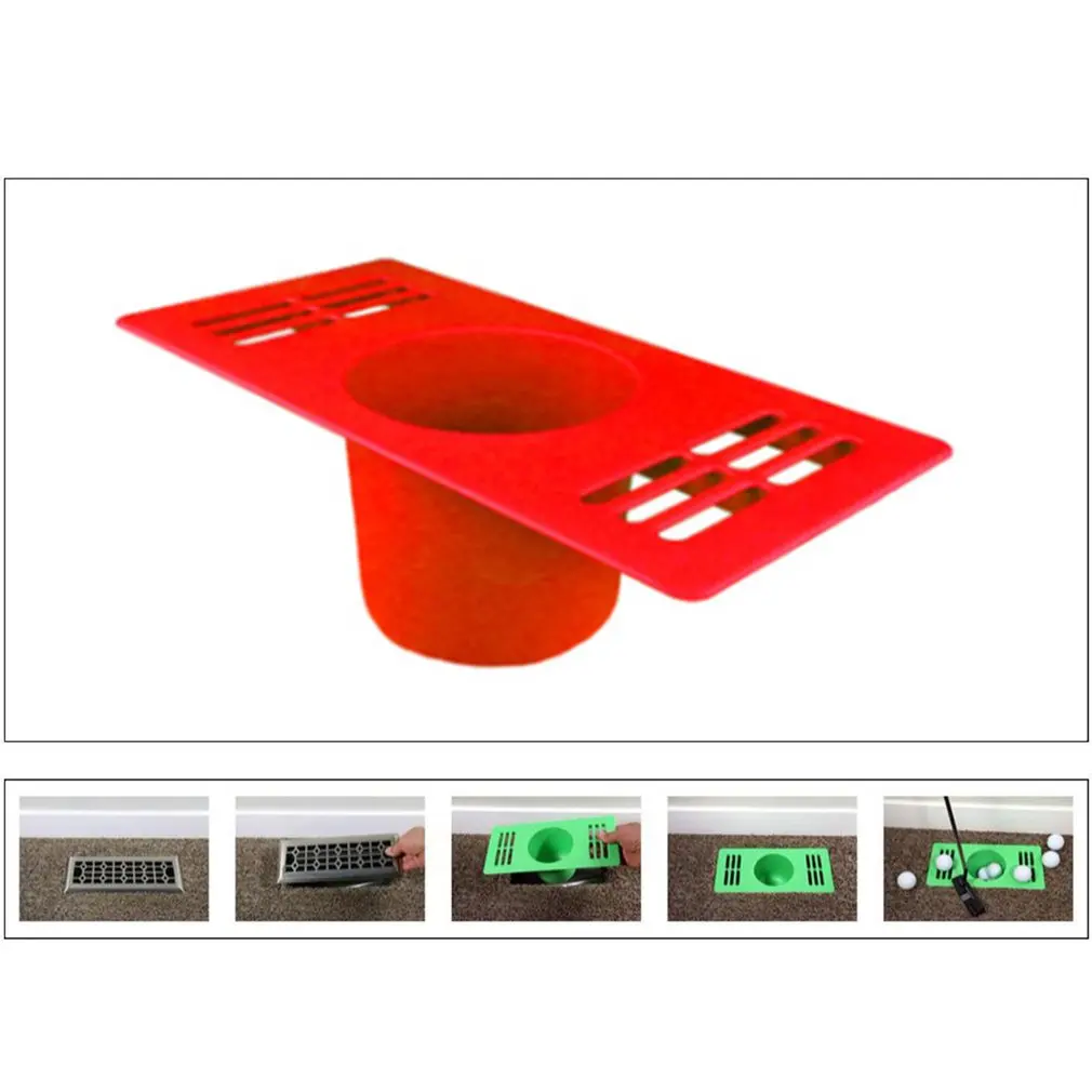

Indoor Practice Golf Hole Neutral ABS Plastic Portable Golf Accessories Fitness Home Golf Indoor Practice Tools