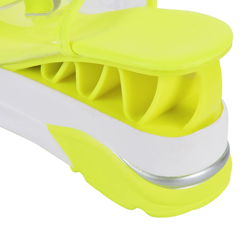 

Clear Platform Women Sandals Open Toe Buckle Strappy Sandals Women Summer Shoes for Woman 2021