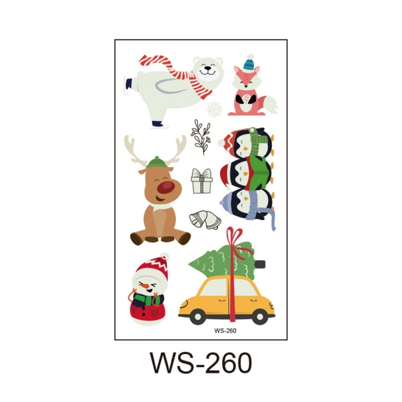 Детские игрушки Светящиеся временные тату-наклейки вечерние украшения